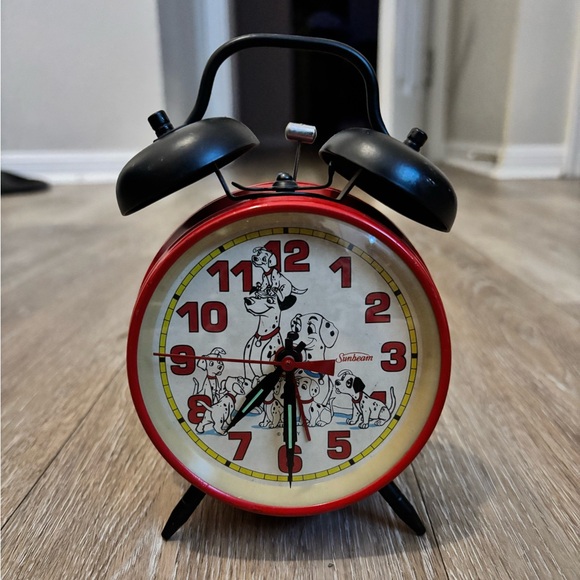 Sunbeam Other - Disney Red and Black Dalmatian Clock